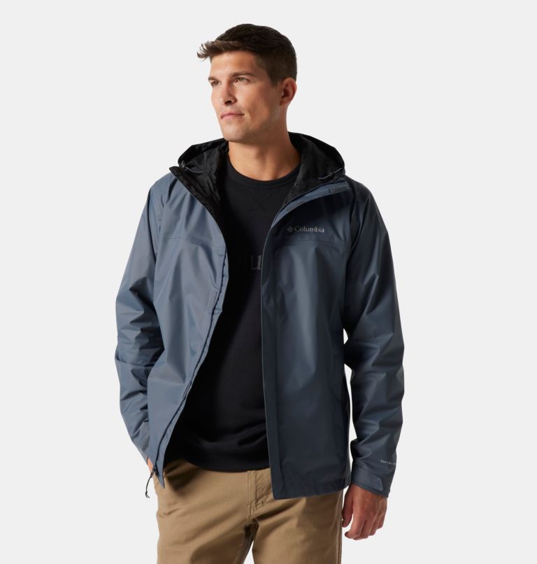 Columbia Men's Watertight II Hooded Rain Jacket, Waterproof