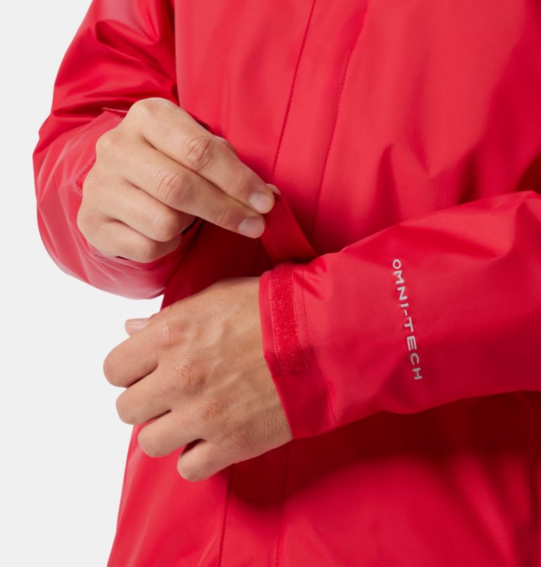 Thumbnail: Men's Watertight II Rain Jacket, Color: Mountain Red, image 6