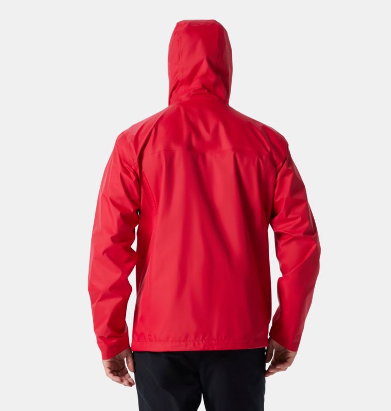 Thumbnail: Men's Watertight II Rain Jacket, Color: Mountain Red, image 2