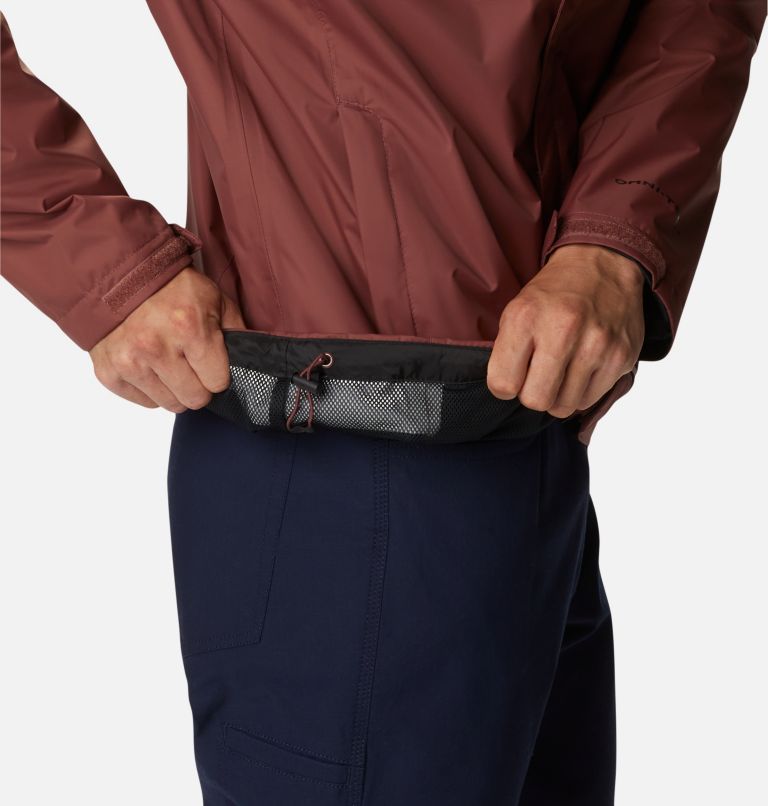 Men's Watertight II Rain Jacket, Color: Light Raisin, image 8