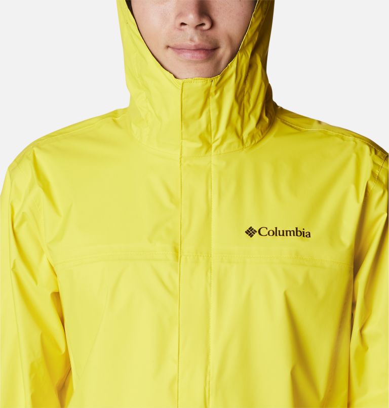 Men's Watertight II Rain Jacket - Tall, Color: Laser Lemon, image 4