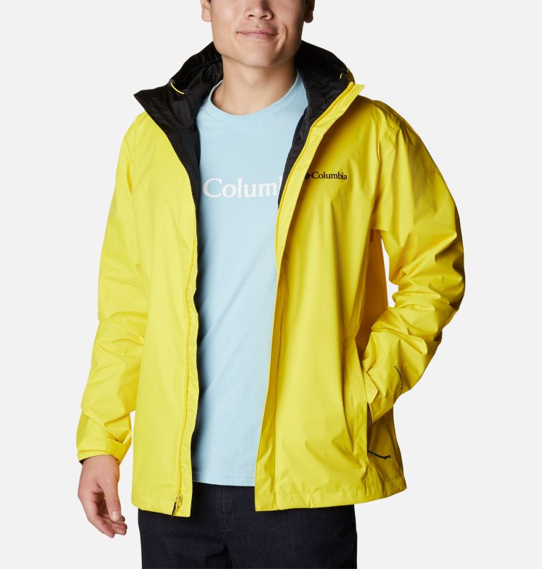 Thumbnail: Men's Watertight II Rain Jacket, Color: Laser Lemon, image 8