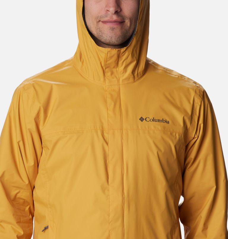 Men's Watertight II Rain Jacket, Color: Raw Honey, image 4