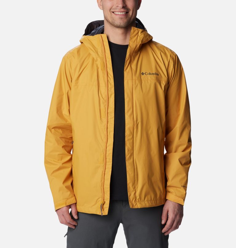 Men's Watertight II Rain Jacket, Color: Raw Honey, image 8