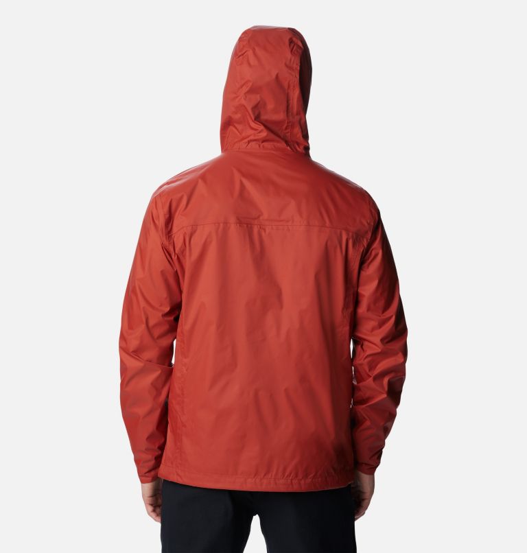 Men's Watertight II Rain Jacket, Color: Warp Red, image 2
