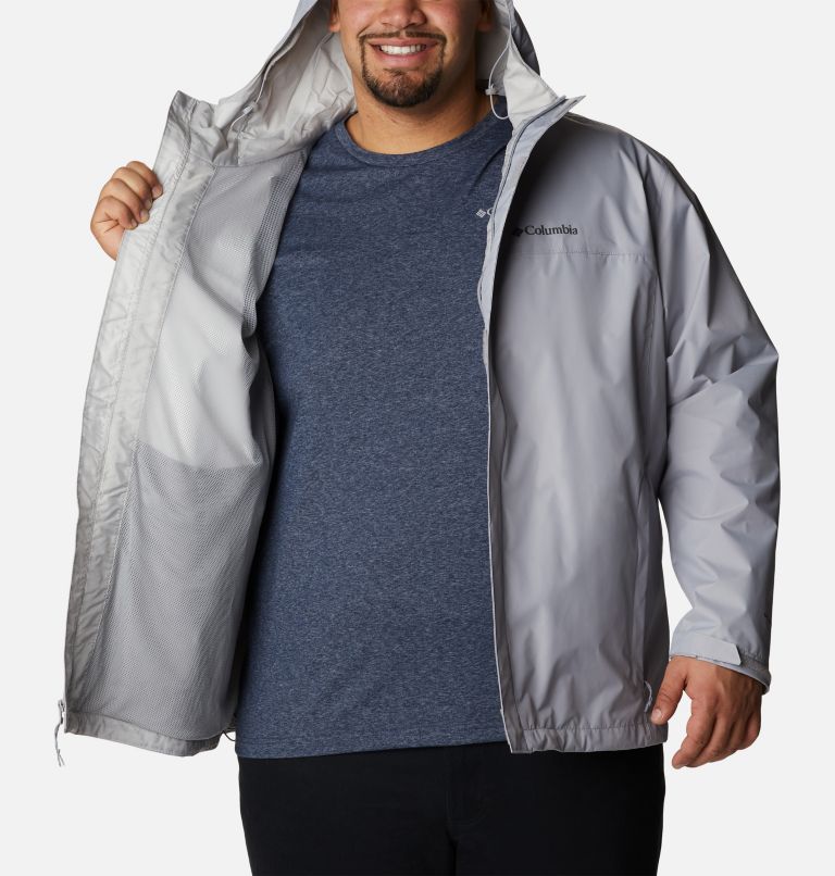 Thumbnail: Men's Watertight II Rain Jacket - Big, Color: Columbia Grey, image 5