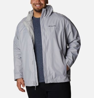 Manteau De Pluie Columbia Bleu Pour Homme – Taille M, Coupe-vent, Imperméable, Capuche
