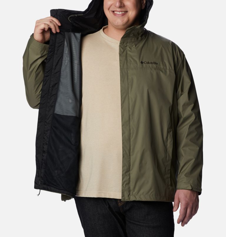 Columbia men's big & tall watertight best sale ii packable rain jacket