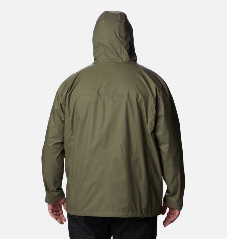 Thumbnail: Men's Watertight II Rain Jacket - Big, Color: Stone Green, image 2