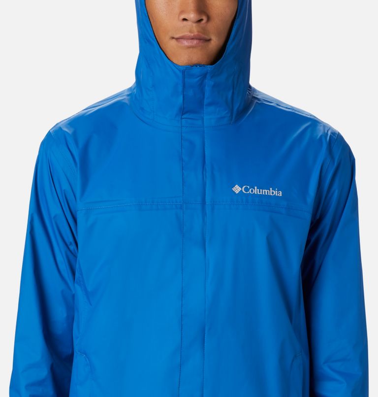 Columbia Men's Watertight II Hooded Rain Jacket, Waterproof, Breathable,  Packable, Hiking