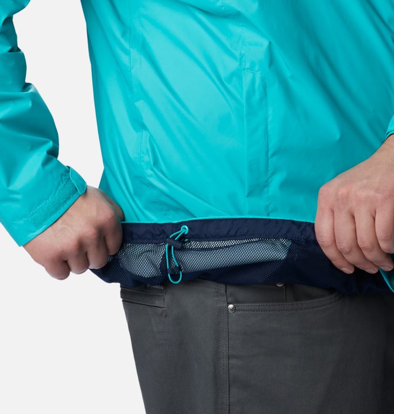 Men's Watertight II Rain Jacket - Big, Color: Bright Aqua, image 6