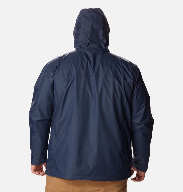 Thumbnail: Men's Watertight II Rain Jacket - Big, Color: Collegiate Navy, image 2
