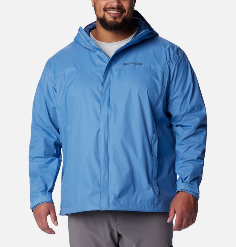 Columbia Men's Watertight II Hooded Rain Jacket, Waterproof, Breathable,  Packable, Hiking