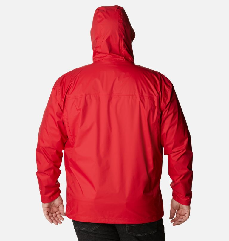 Thumbnail: Men's Watertight II Rain Jacket - Big, Color: Mountain Red, image 2