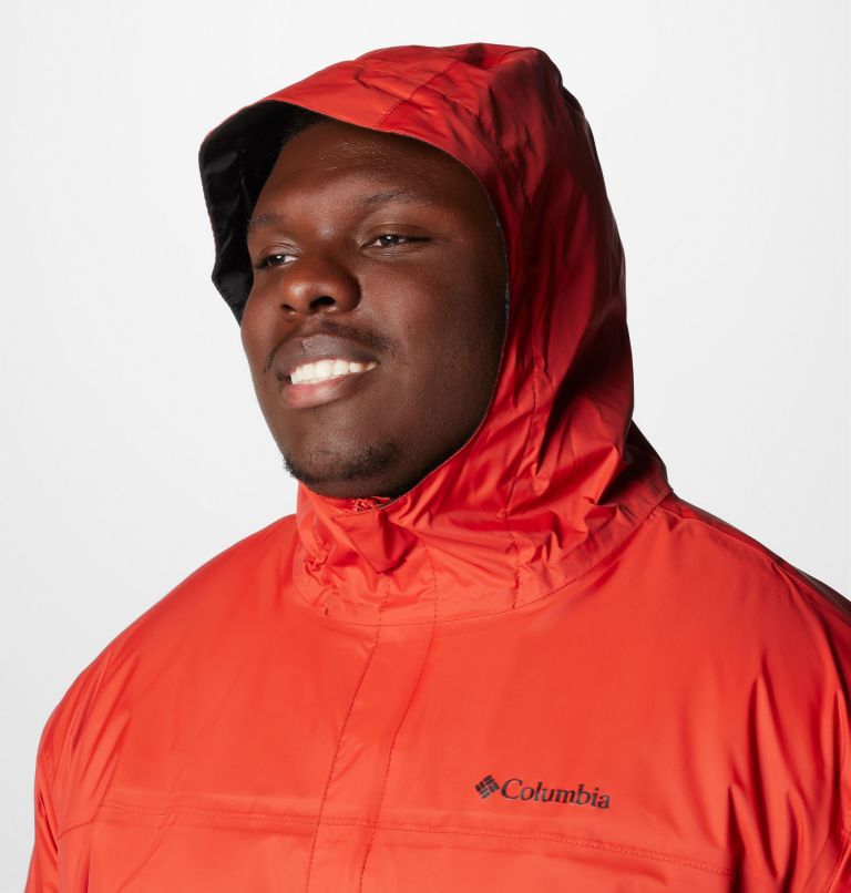 Columbia rain jacket red best sale