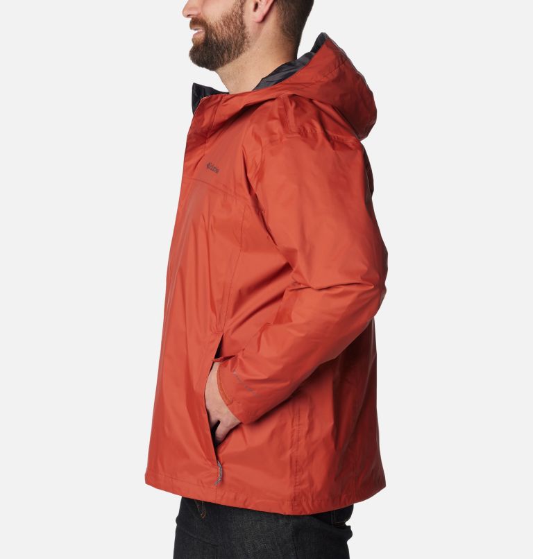 Thumbnail: Men's Watertight II Rain Jacket - Big, Color: Warp Red, image 3