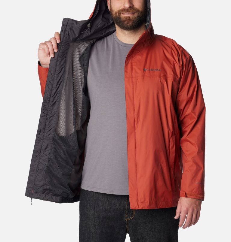 Men's Watertight II Rain Jacket - Big, Color: Warp Red, image 5