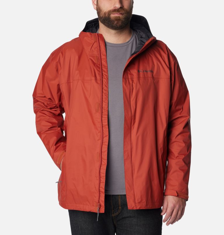 Men's Watertight II Rain Jacket - Big, Color: Warp Red, image 8