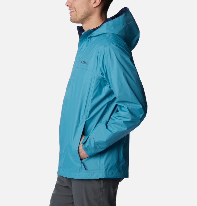 Columbia Powder Lite Hooded Jacket Navy - Terraces Menswear