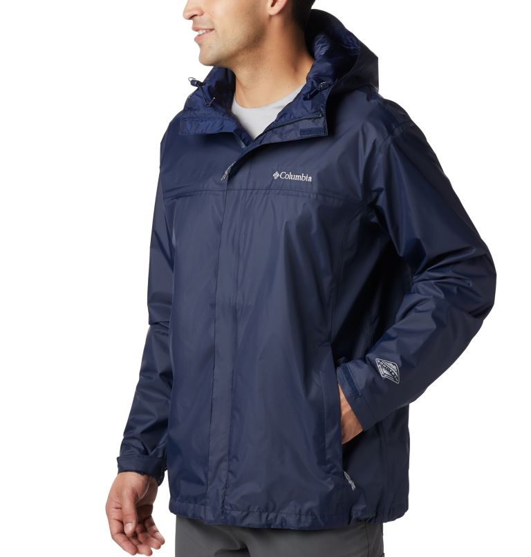 Thumbnail: Men's Watertight II Rain Jacket - Tall, Color: Collegiate Navy, image 3