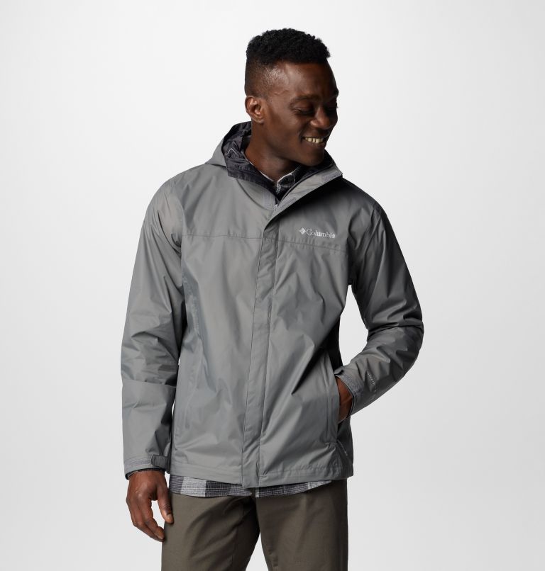 Grey columbia rain jacket hotsell