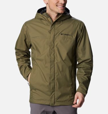 Men's Watertight II Waterproof Jacket, Color: Stone Green, image 1