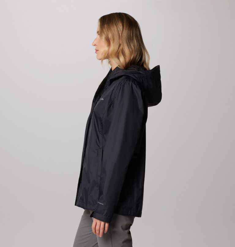 Women’s Arcadia II Rain Jacket, Color: Black, image 4
