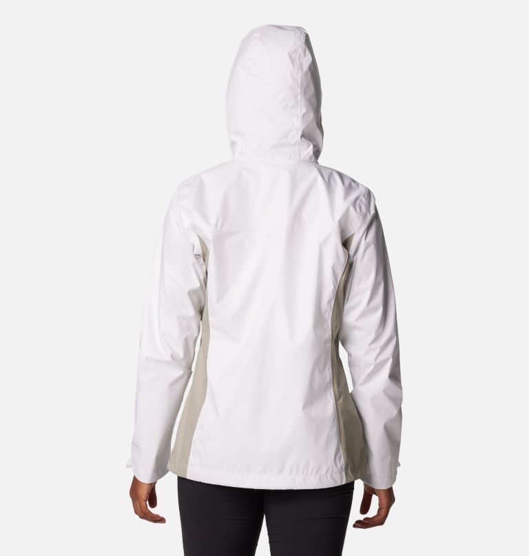 Thumbnail: Women’s Arcadia II Rain Jacket, Color: White, Flint Grey, image 2