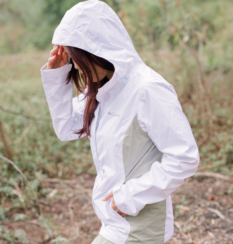 Camping Rain Jacket Men Women Waterproof Clothing Fishing Clothes Quick Dry  Windbreaker (Color : White, Size : XX-Large)