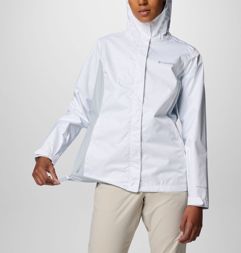 Women’s Arcadia II Jacket, Color: White, Cirrus Grey, image 7