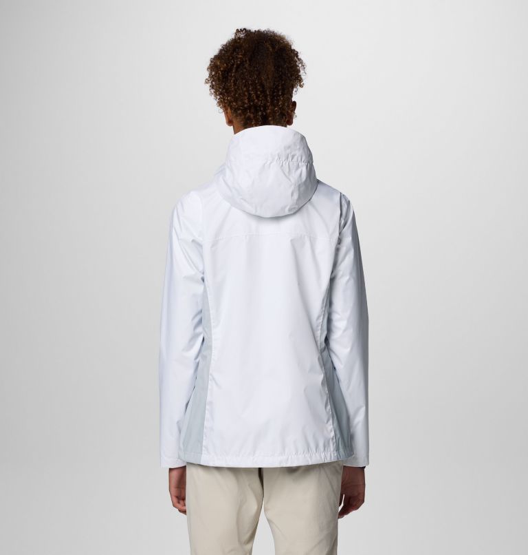Women’s Arcadia II Jacket, Color: White, Cirrus Grey, image 2