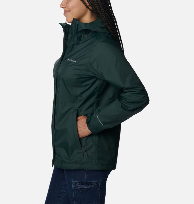 Thumbnail: Women’s Arcadia II Rain Jacket, Color: Spruce, image 3
