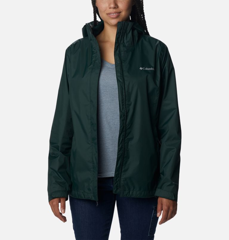 Women’s Arcadia II Rain Jacket, Color: Spruce, image 8