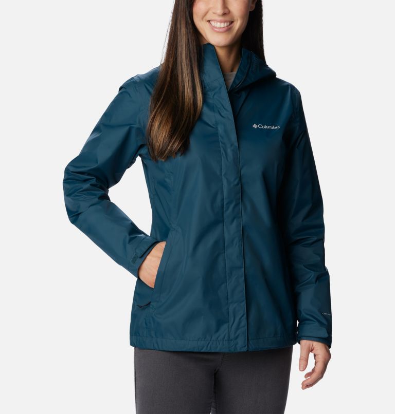 Columbia Women's Arcadia II Waterproof Rain Jacket - Black