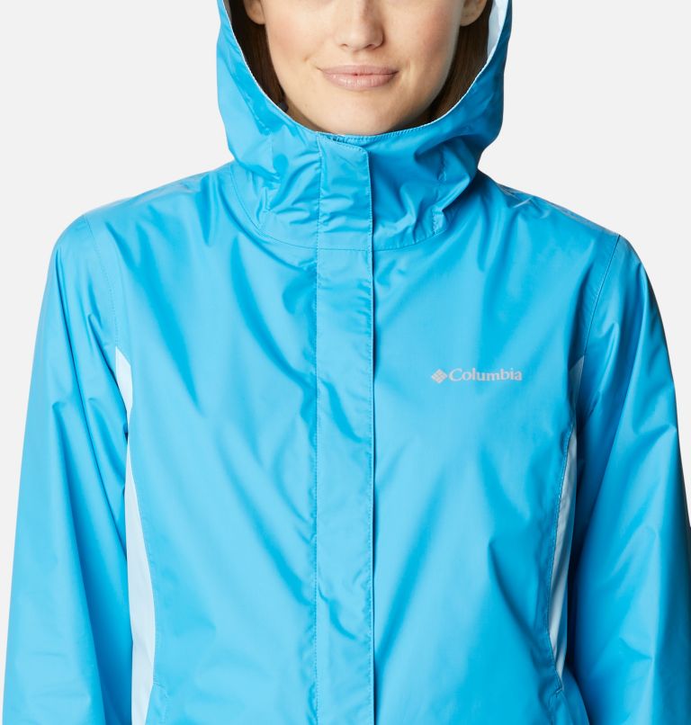 Thumbnail: Women’s Arcadia II Rain Jacket, Color: Blue chill, Spring Blue, image 4