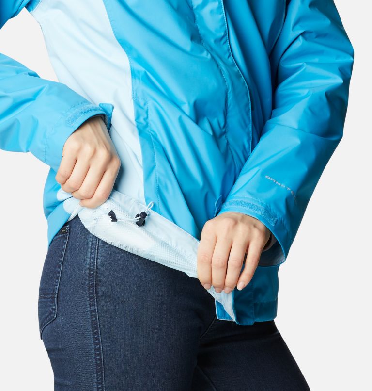 Thumbnail: Women’s Arcadia II Rain Jacket, Color: Blue chill, Spring Blue, image 6