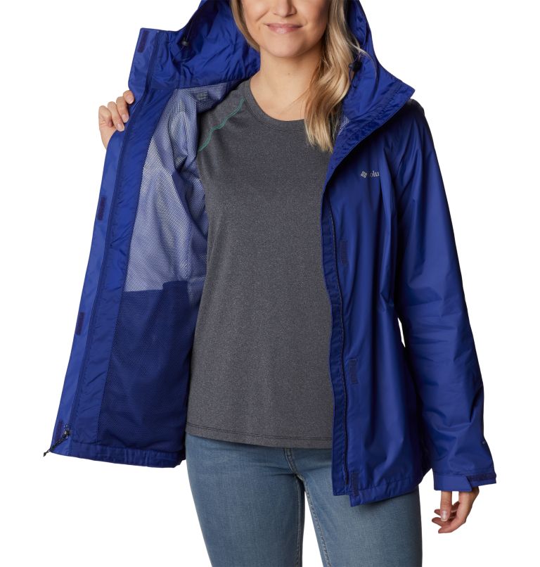 Women’s Arcadia II Rain Jacket, Color: Dark Sapphire, image 5