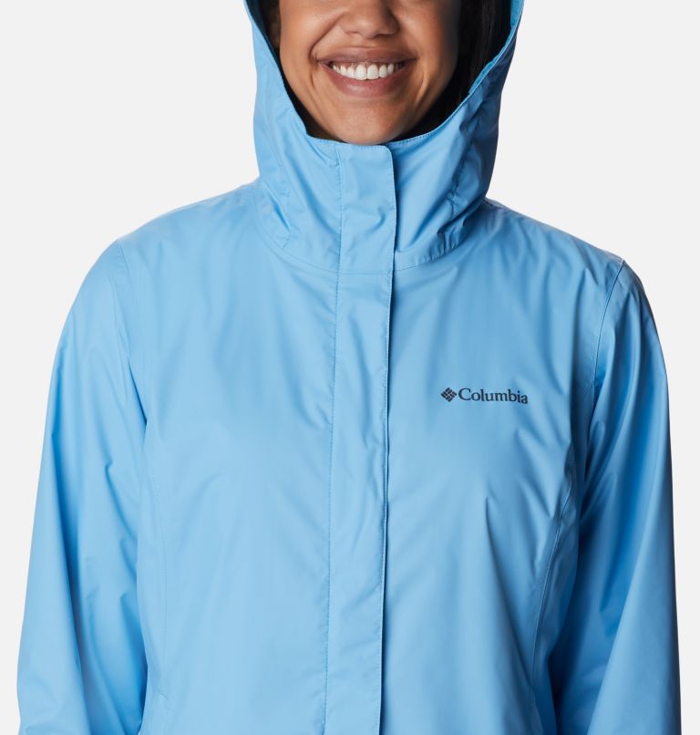 Women’s Arcadia II Rain Jacket, Color: Vista Blue, image 4