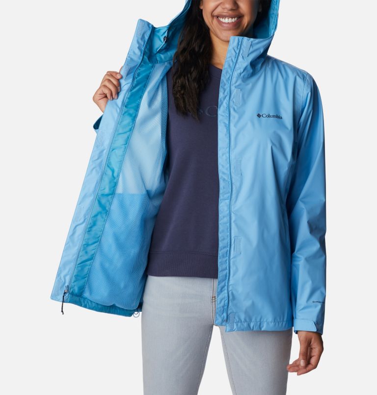 Thumbnail: Women’s Arcadia II Rain Jacket, Color: Vista Blue, image 5