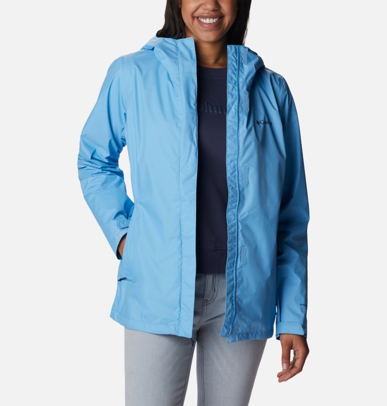Women’s Arcadia II Rain Jacket, Color: Vista Blue, image 6