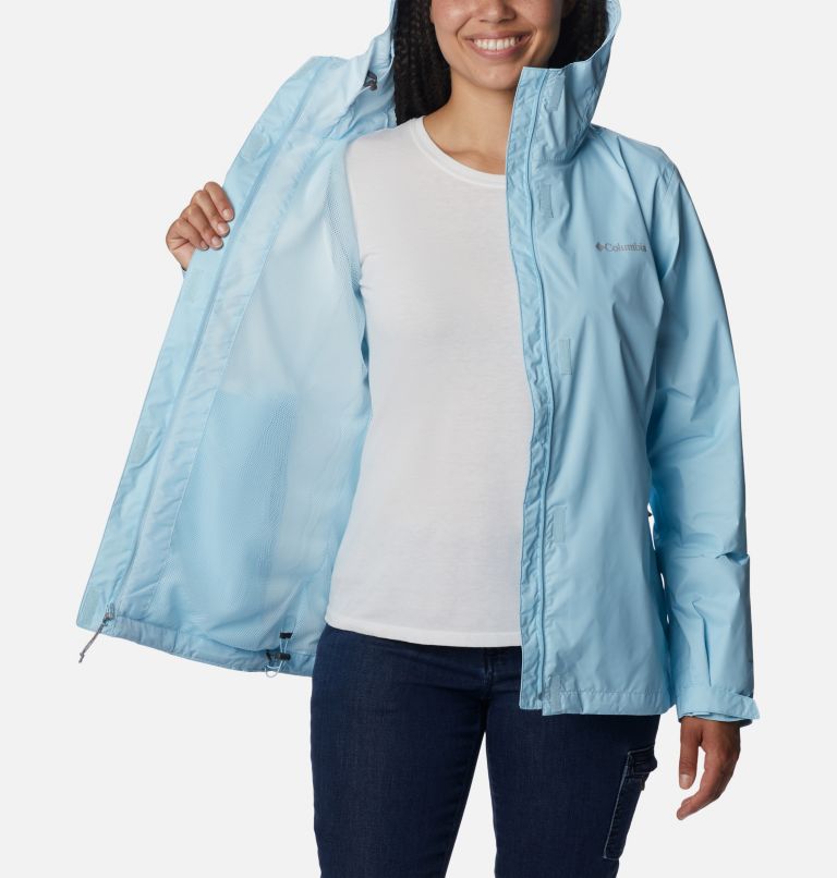 Thumbnail: Women’s Arcadia II Rain Jacket, Color: Spring Blue, image 5
