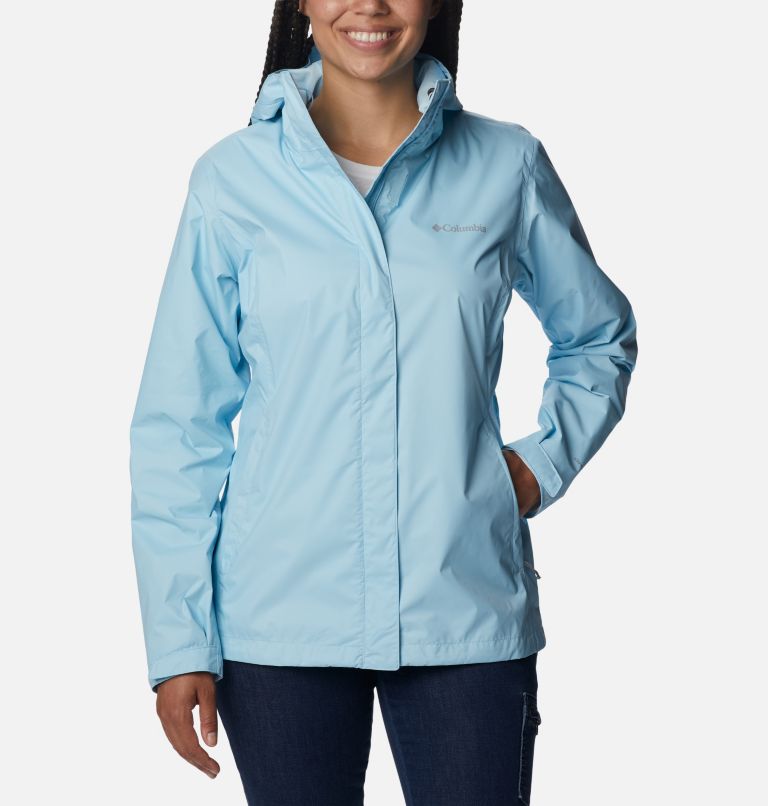 Thumbnail: Women’s Arcadia II Rain Jacket, Color: Spring Blue, image 1