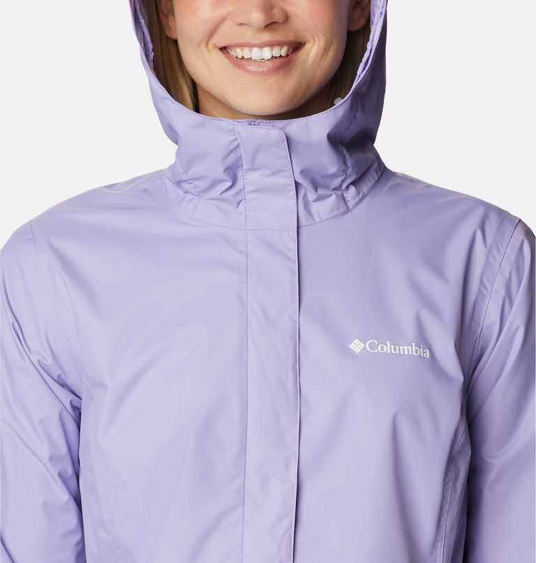 Thumbnail: Women’s Arcadia II Rain Jacket, Color: Frosted Purple, image 4