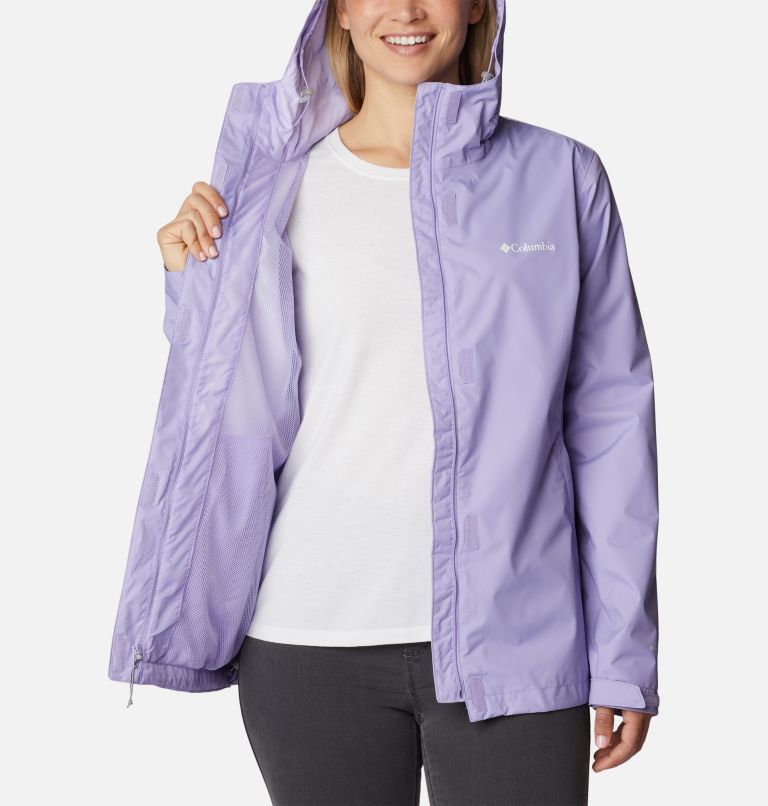 Thumbnail: Women’s Arcadia II Rain Jacket, Color: Frosted Purple, image 5