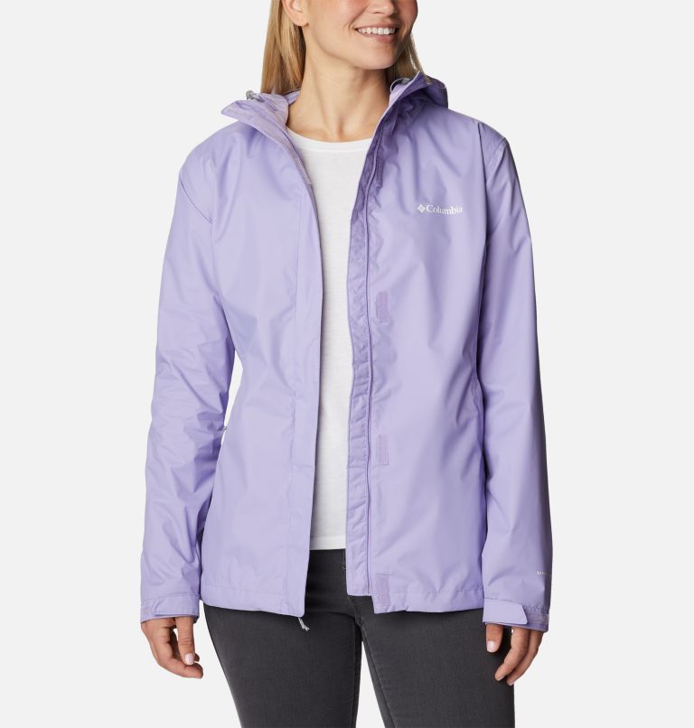 Women’s Arcadia II Rain Jacket, Color: Frosted Purple, image 8