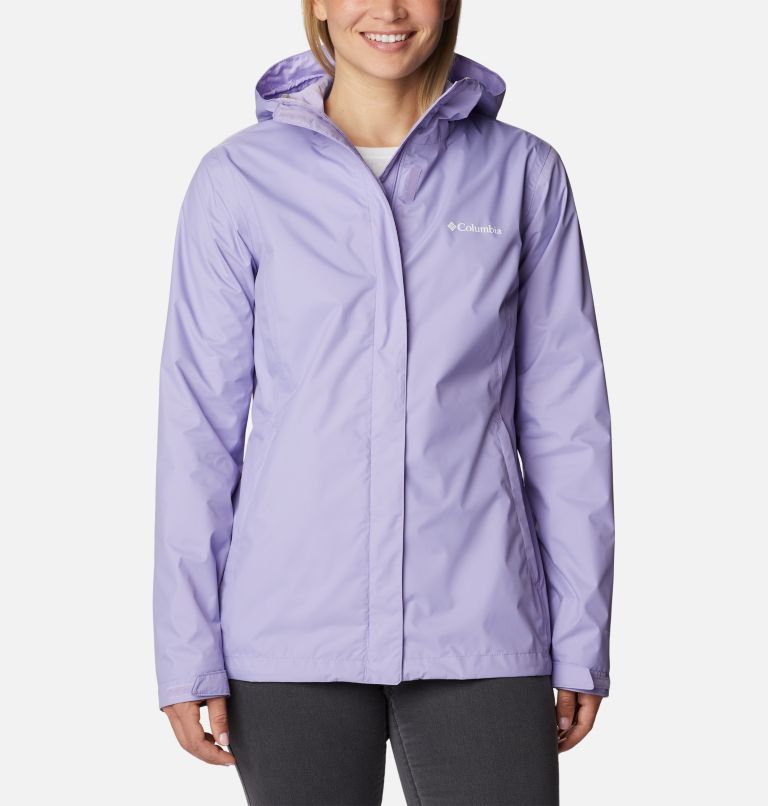 Women’s Arcadia II Rain Jacket, Color: Frosted Purple, image 1