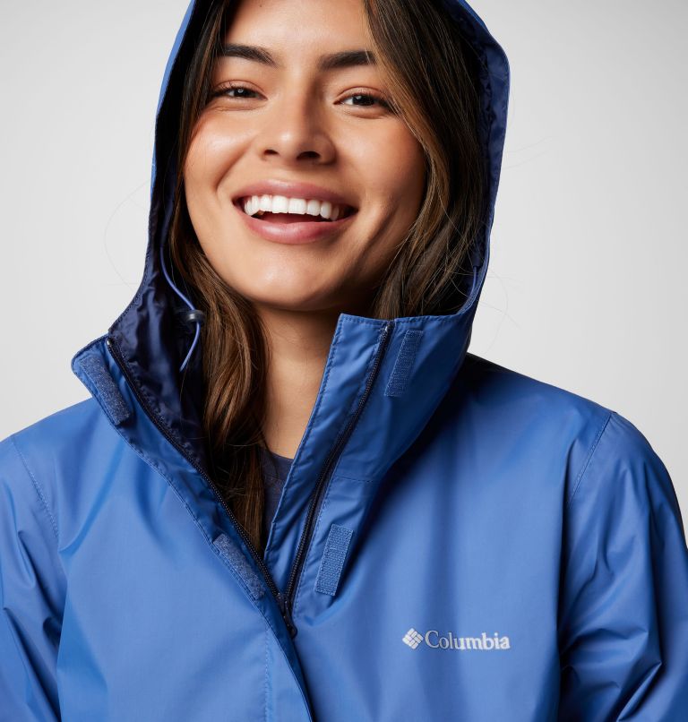 Columbia women's arcadia ii waterproof breathable best sale jacket with packable hood