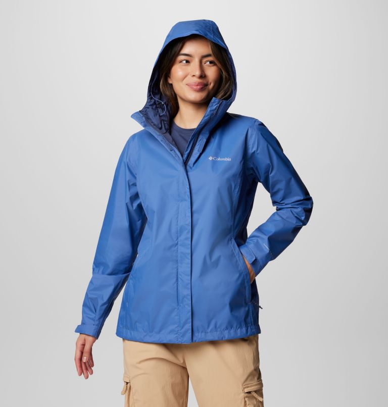 Columbia Women's Arcadia II Hooded Rain Jacket, Waterproof