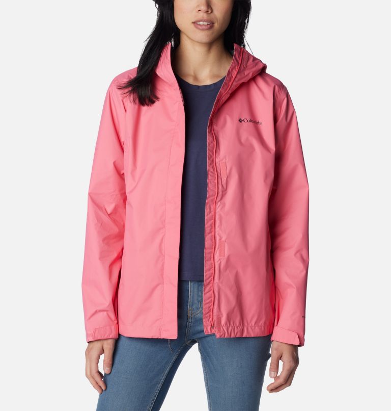 Thumbnail: Women’s Arcadia II Rain Jacket, Color: Camellia Rose, image 8