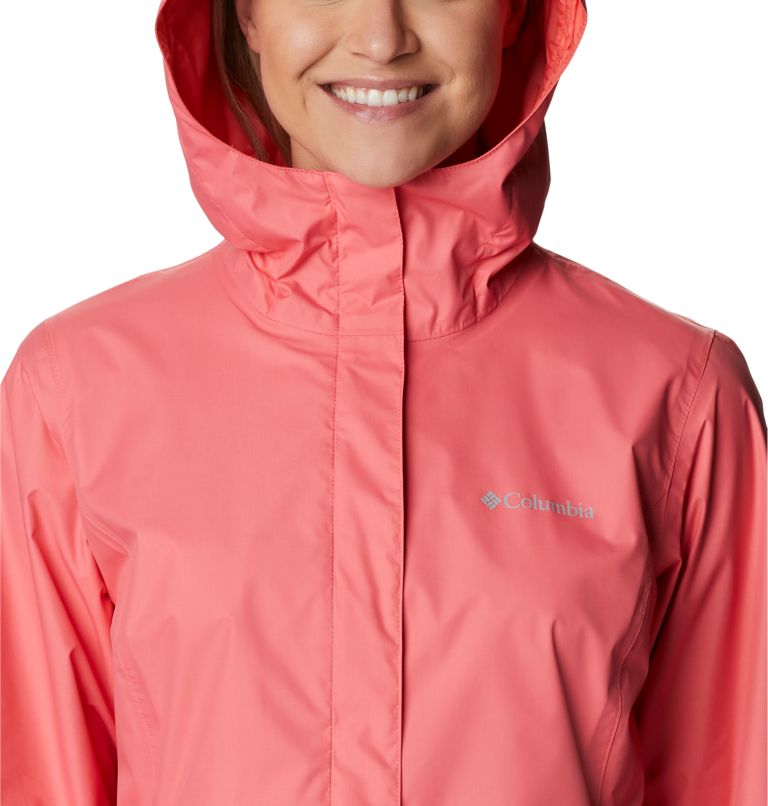Thumbnail: Women’s Arcadia II Rain Jacket, Color: Blush Pink, image 4